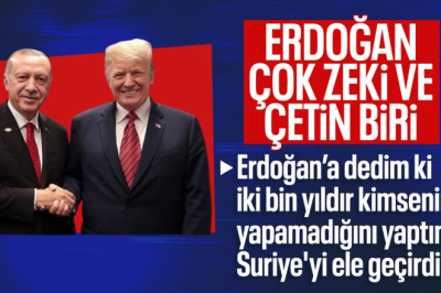 Donald Trump: Erdoğan ile harika ilişkim var