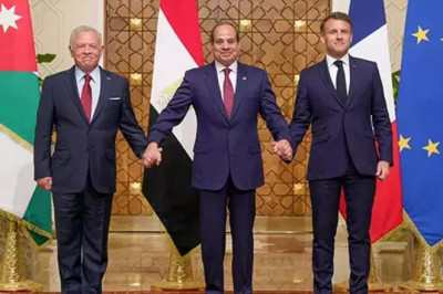 Fransa, Mısır ve Ürdün'den Gazze konulu Üçlü Zirve