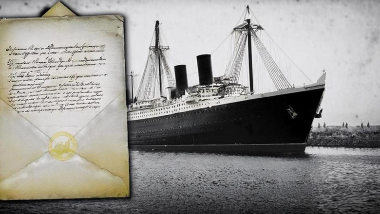 Titanik'te yazılan mektup 400 bin dolara satıldı!