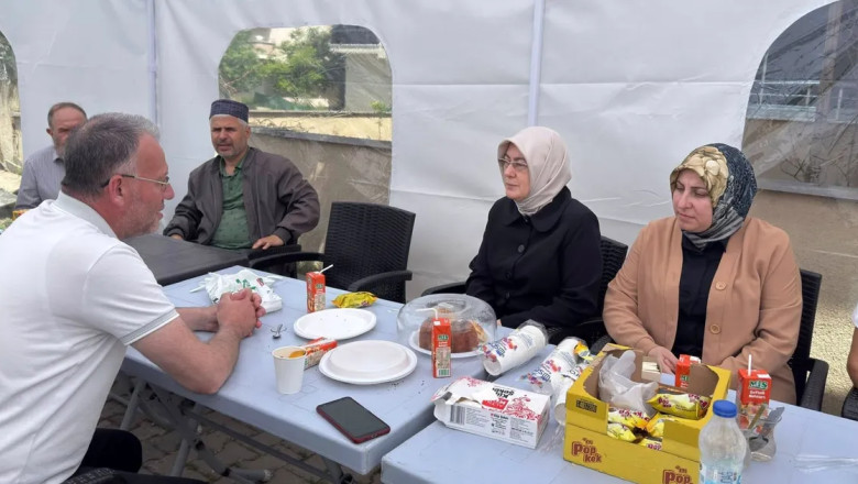 Meliha Akyol’dan Selim Ateş’in ailesine taziye ziyareti