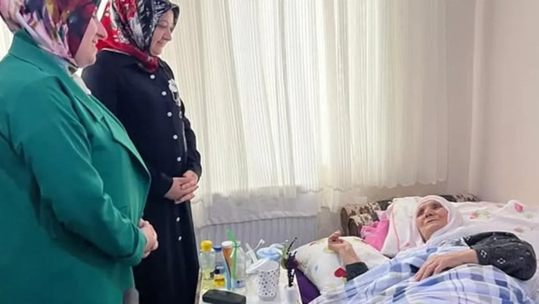 Çiftlikköy Ak Parti Kadın Kollarından anlamlı anneler günü ziyareti