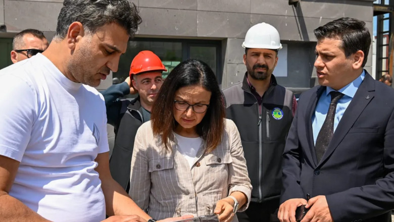 Vali Kaya, yeni valilik binası çalışmalarını denetledi