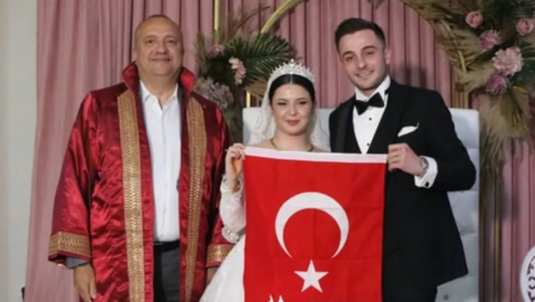 Başkan Kurt, Şevval ve Burhan çiftinin mutluluğuna ortak oldu