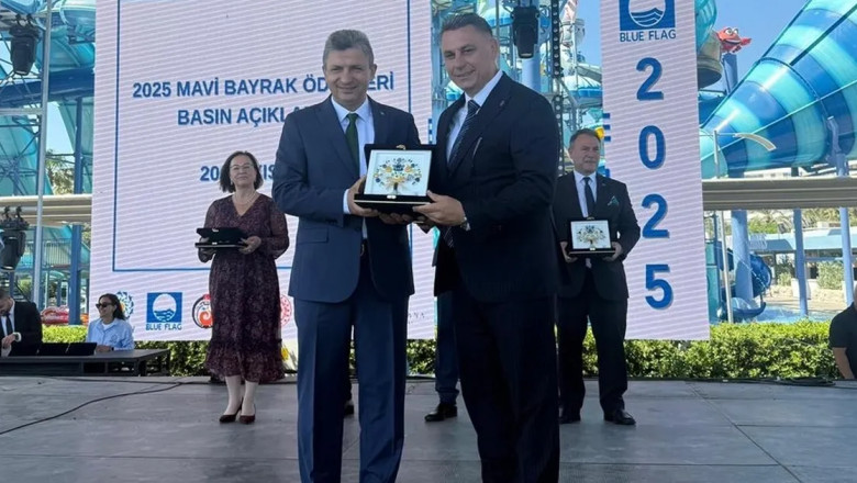Kaytazdere Belediyesi’ne mavi bayrak ödülü