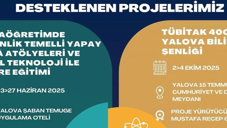 Yalova’da bilim ve sanat temalı eğitim rüzgârı esiyor!