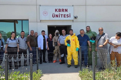 Hastanede Aslını Aratmayan Tatbikat