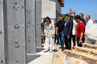 Vali Kaya, Kocadere Sahil Projesini inceledi