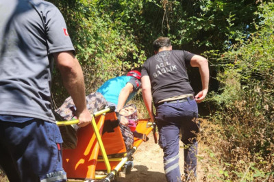 Gökçe Barajı’ndaki Dağlık Alanda Rahatsızlanan Vatandaş İçin Ekipler Seferber Oldu