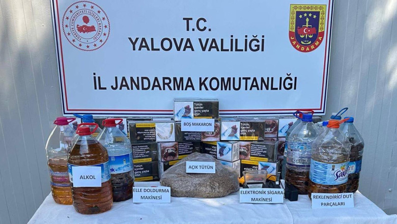 Taşköprü’de Kaçak Alkol ve Tütün Operasyonu