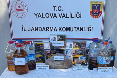 Taşköprü’de Kaçak Alkol ve Tütün Operasyonu