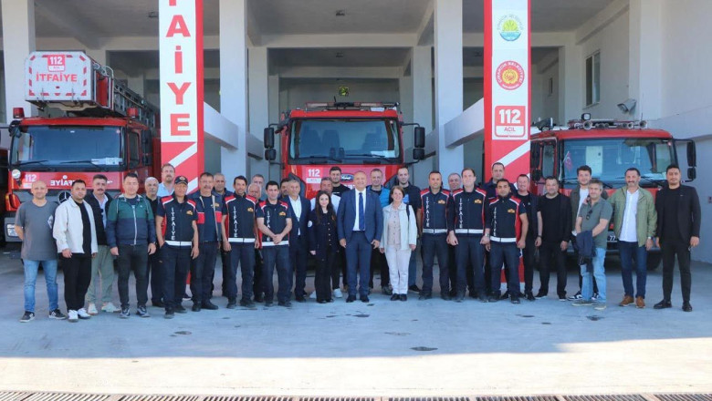 Başkan Kurt’tan İtfaiye Erlerine Ziyaret ve Teşekkür