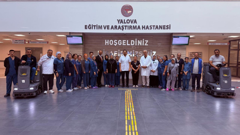 Karekodla Temizlik Takibi Yalova Eğitim ve Araştırma Hastanesi’nde Başladı