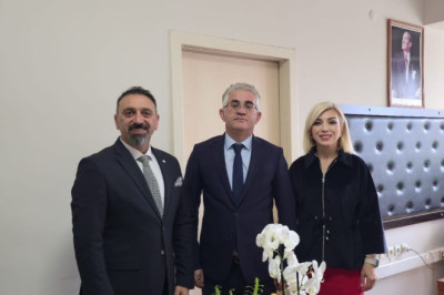 UZMANLAR EĞİTİM KURUMLARINDAN İL MİLLÎ EĞİTİM MÜDÜR YARDIMCISI MEHMET KALKAN’A HAYIRLI OLSUN ZİYARETİ