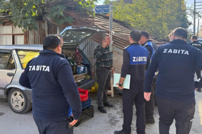Çiftlikköy’de Zabıtadan Seyyar Satıcılara Müdahale