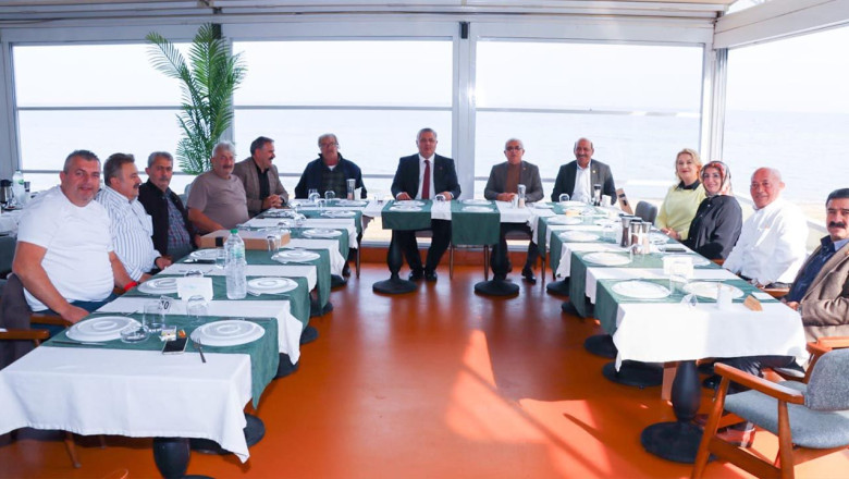 Başkan Gürel Merkez Mahalle Muhtarı İle Bir Araya Geldi