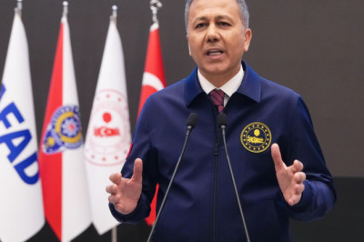 Bakan Yerlikaya, Deprem Sonrası Çalışmaların Başladığını Duyurdu