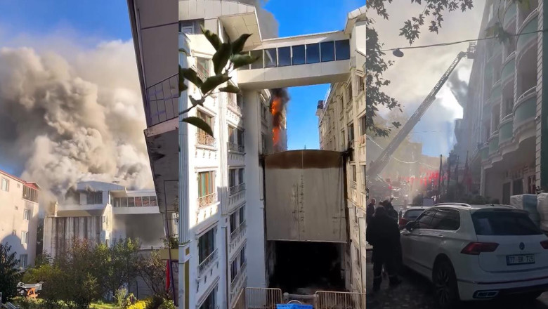 Yalova'da Korkutan Otel Yangını