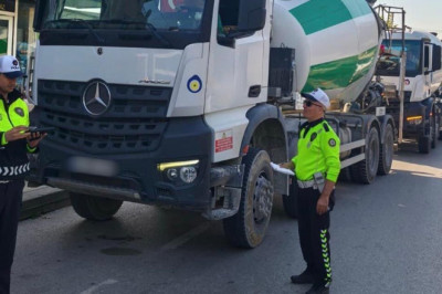 Yalova’da Transmikser Araç Denetimleri: 7 Şoföre Cezai İşlem Uygulandı