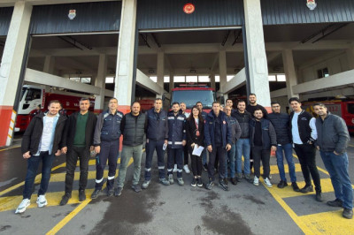 Marmaragaz Çalışanlarına Yangın Tatbikatı