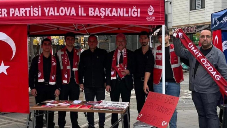 Zafer Partisi Yalova Gençlik Kolları’ndan Üye Çalışması