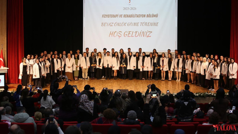 Yalova Üniversitesi Fizyoterapi ve Rehabilitasyon Bölümünde Beyaz Önlük Gururu
