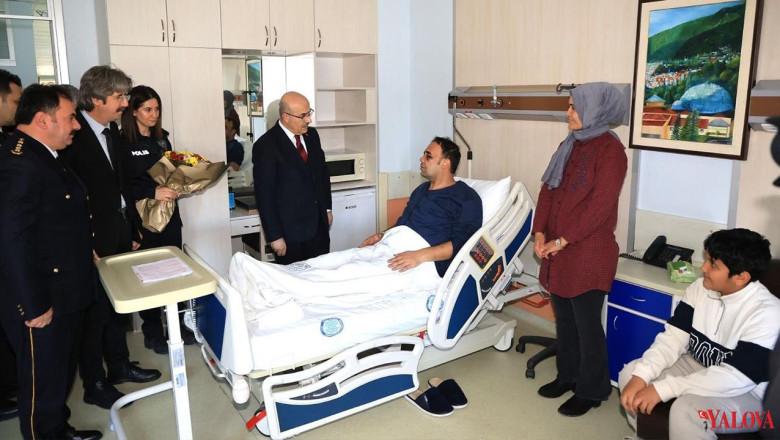 Emniyet Genel Müdürü Demirtaş, Yalova’daki Çatışmada Yaralanan Polisi Ziyaret Etti