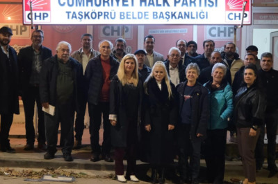 CHP YÖNETİMİ, TAŞKÖPRÜ’DEYDİ