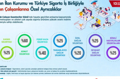 BASIN ÇALIŞANLARINA ÖZEL AYRICALIKLAR