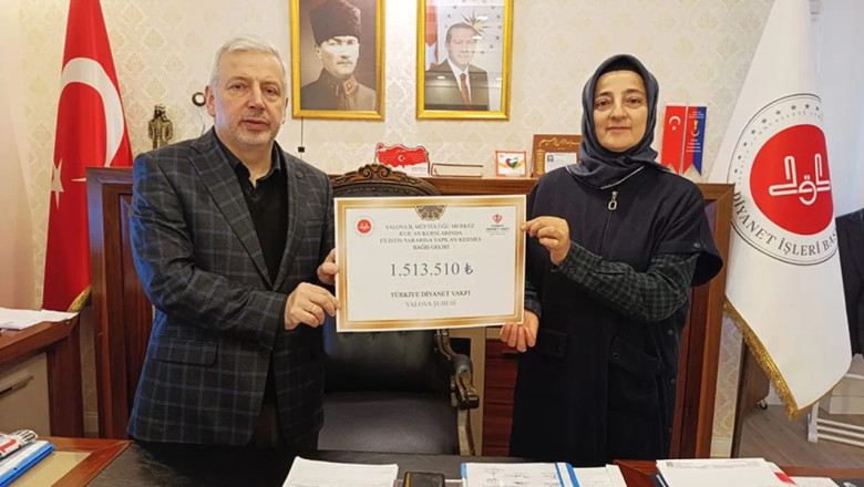 Yalova’da Gazze Yararına 1,5 Milyon TL Toplandı