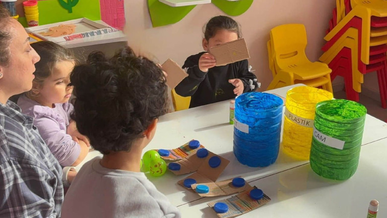 ADEM Oyun Odası’nda “Önle, Azalt, Yeniden Kullan” Etkinliği Düzenlendi