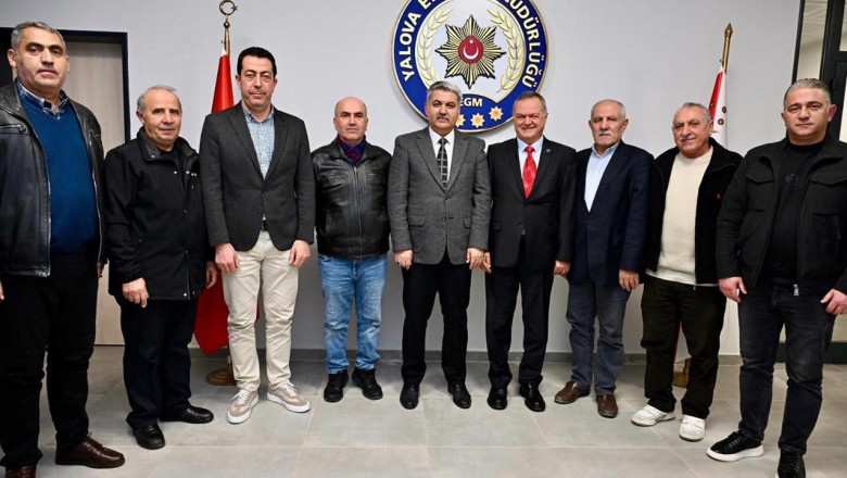 Yalova Tokatlılar Derneği’nden Emniyet Müdürü Yılmaz Delen’e Hayırlı Olsun Ziyareti
