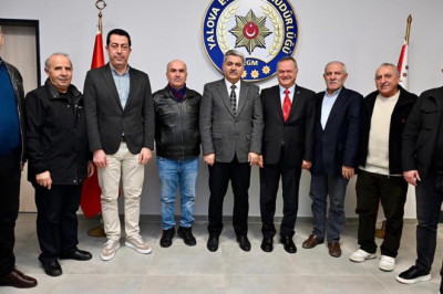 Yalova Tokatlılar Derneği’nden Emniyet Müdürü Yılmaz Delen’e Hayırlı Olsun Ziyareti