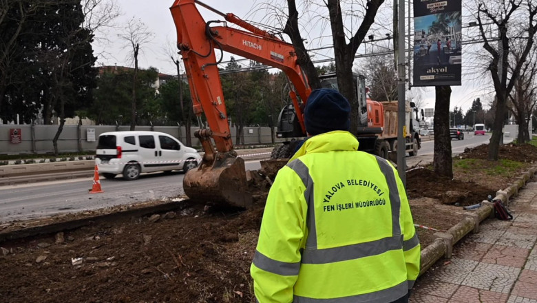 YALOVA’DA ŞEHİR GİRİŞİNE NEFES ALDIRACAK ÇALIŞMA