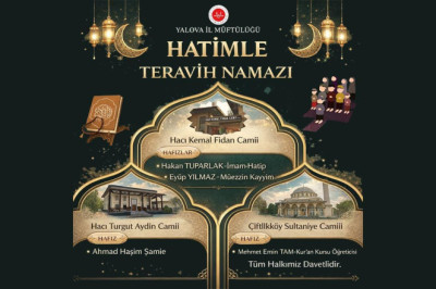 Üç Camide Hatimle Teravih Kılınacak