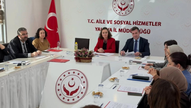 ŞİDDETLE MÜCADELE TOPLANTISI YAPILDI