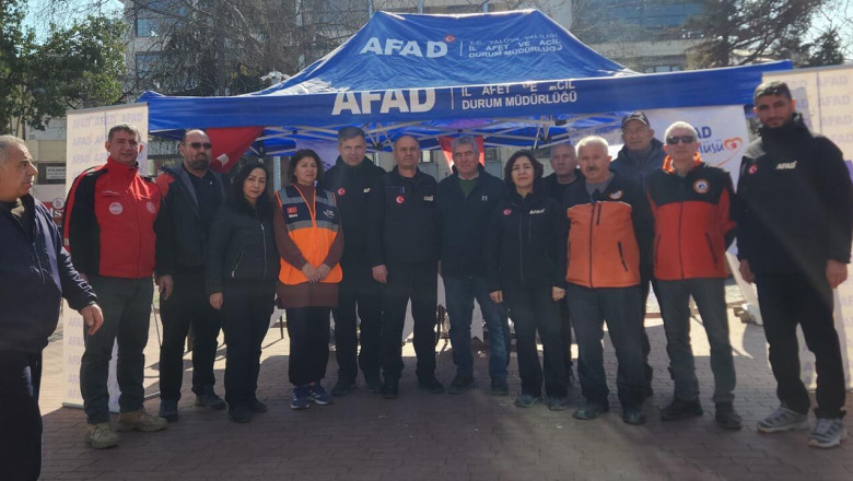 AFAD’dan Yalova’da Deprem Haftası Farkındalık Etkinliği