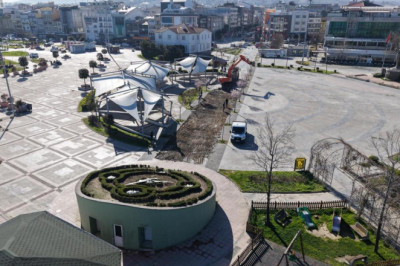 ZEMİN İYİLEŞTİRME ÇALIŞMASI YAPILIYOR