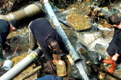 ESENKÖY’DE SEL FELAKETİ SU ALTYAPISINI VURDU