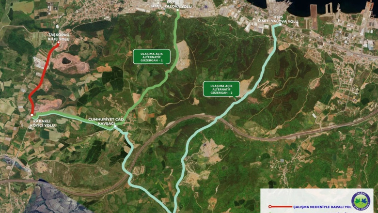 YOL 1 HAFTA TRAFİĞE KAPALI OLACAK