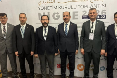 SOYGÜZEL İLE YILMAZ UCLG-MEWA TOPLANTISINDA