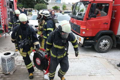 SENARYOLU YANGIN SÖNDÜRME TATBİKATI