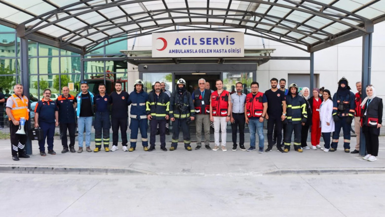 HASTANEDEKİ TATBİKAT GERÇEĞİNİ ARATMADI
