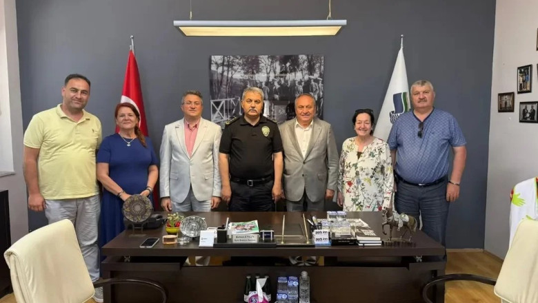 MÜDÜR YILMAZ DELEN’DEN ENGİN’E ZİYARET