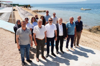 KADINLAR PLAJI’NDA SEZON HAZIRLIKLARI YERİNDE İNCELENDİ