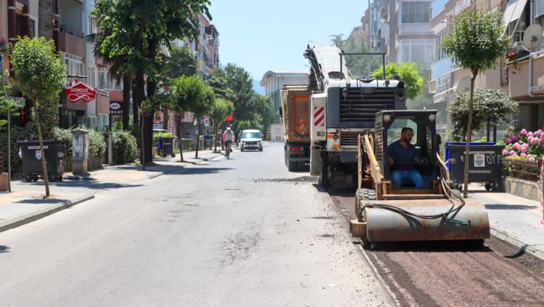 ASFALT ÖNCESİ FREZE ÇALIŞMASI BAŞLADI