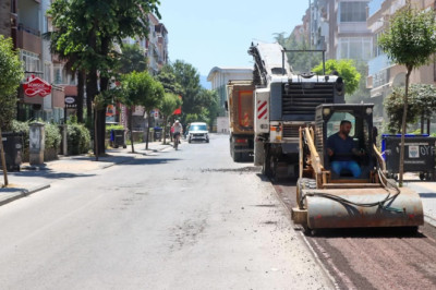ASFALT ÖNCESİ FREZE ÇALIŞMASI BAŞLADI
