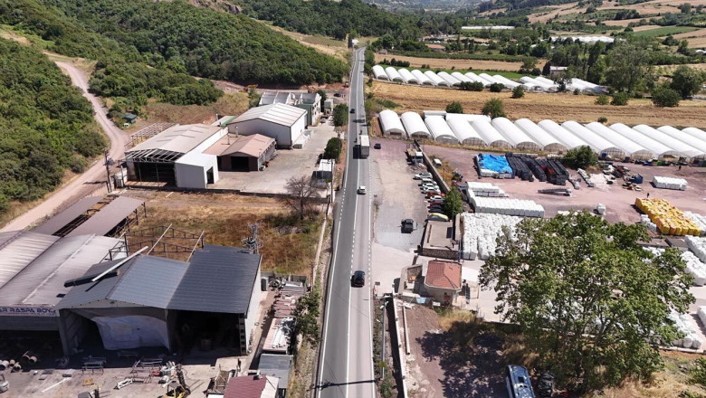 Taşköprü–Kılıç Yolunda Çizgi Çalışması Tamamlandı