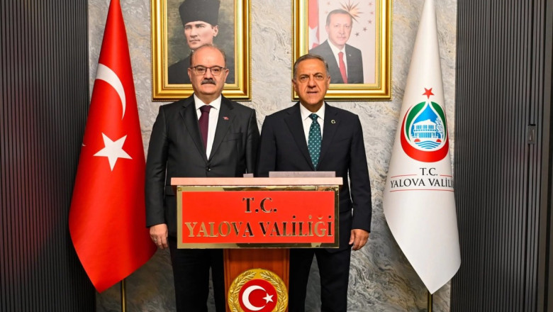 BAKAN YARDIMCISI ÇAM’DAN VALİ USTA’YA ZİYARET