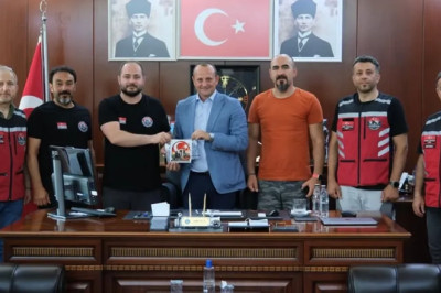 Yalova Motosiklet Derneği'nden Çiftlikköy Belediyesi'ne ziyaret