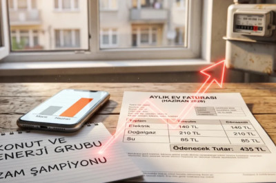 Haziran ayının zam şampiyonu konut ve enerji grubu oldu